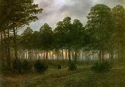 Caspar David Friedrich The evening oil painting reproduction